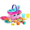 LeapFrog 603603 Shapes & Sharing - Cestino da picnic giocattolo educativo e interattivo, 16 pezzi, per giochi creativi e didattici, per ragazzi e ragazze di 6 mesi, 1,2,3 anni, rosa, taglia unica