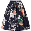 GRACE KARIN Donna Gonne Elegante Floreale Lungo Rockabilly Anni 1950 Gonna A Ruota CL6294-31 L