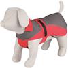 Trixie impermeabile lorient xs cm 30 rosso/grigio cappuccio