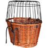 Trixie Cesto anteriore per bicicletta in vimini cm 44x48x33 naturale