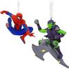 Hallmark Storied Moments, Ornamento Spiderman e Goblin verde, Decorazione per albero MARVEL, Ornamento da appendere Disney, Ornamento da appendere di Natale, Regali per Natale