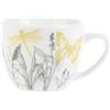 GENEVIEVE LETHU 538757 - Tazza da 10 cl, in porcellana, gamma nel mio giardino, Ø 6,5 cm H 5,5 cm, colore: giallo-nero