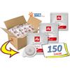 Illy 50 Cialde → ILLY Caffè in Carta Filtro ESE 44 - Caffe Tostatura Gusto CLASSICO