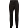 Lonsdale Pantaloni da jogging da uomo Wellingham, Nero - Black/Neon Green, L