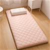 FZKun Materasso da pavimento giapponese, singolo, matrimoniale, arrotolabile, pieghevole, futon, tatami, portatile, per pavimento letto per gli ospiti, divano (F, 90 x 200 cm)