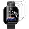 Snailcanfly Pellicola idrogel 5pcs per Amazfit Bip U/Bip U pro 1.43 Smart Watch Trasparente TPU Pellicola Protettiva Schermo Touch Sensibile, HD Clear, Ultra Sottile, Auto Guarigione