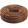 ELETTROCANALI TUBO CORRUGATO FLESSIBILE DIAMETRO INTERNO 20MM IN PVC MARRONE BOBINA DA 100M ECTC15-ECTC1520M