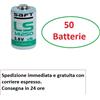 Saft 50 batterie Litio SAFT LS14250 1/2 AA 3,6V Li/SoCl2 mezzastilo