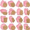 JIASHA 16 PCS Formine Biscotti Natale, Formine per Biscotti Natalizi Stampi Biscotti Natale Stampo Biscotti in Plastica 3D Tagliabiscotti Natale, Per Decorare Biscotto, Dolci, Torta
