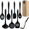 DAILY KISN Set di utensili da cucina in silicone 8PCS per pentole antiaderenti | Resistente al calore, rivestimento antiaderente, lavabile in lavastoviglie, ottima idea regalo