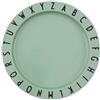 Design Letters Piatti per Bambini | Servizio piatti in Tritan | Piatti infrangibili | Stoviglie per bambini | Piatti bambini da dessert, colazione | Piatti Moderni BPA Free, Lavabile in lavastoviglie