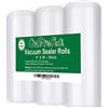 O2frepak 3 Rotoli 20X600 cm Buste Rotoli Sottovuoto Alimenti,Sacchetti Sottovuoto per Alimenti,Sacchi Sottovuoto Alimenti senza BPA (totale:1800cm)