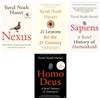 Nexus e 21 lezioni con Sapiens e Homo Deus set di 4 libri di Yuval Noah Harari