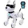 BAKAJI Cane Robot Radiocomandato Cagnolino Interattivo Giocattolo Bambini Comand Vocali