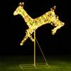 BAKAJI Renna Luminosa Natalizia Addobbo per Esterno Cervo Led Luce Calda 94 x 115 cm