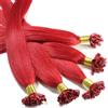 Hair2Heart 25 x 0.5g Extension Capelli Veri Cheratina - 60cm, Colore #Rosso, liscio