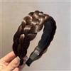 Ever Fairy Cerchietto per capelli da donna, coda di pesce, treccia, fascia per capelli, per feste, matrimoni, copricapo, fascia per capelli per donne e ragazze (larghezza marrone scuro, taglia unica)