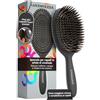 FRAMAR Spazzola per Capelli con Setole di Cinghiale per Donna - Spazzola Capelli in Setole Naturali, Spazzola Sleek, Spazzola per Capelli Naturale, Spazzola Boar Bristle Polish - Nera