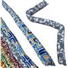 acquaverde Paraspifferi Imbottito per Porte e Finestre, Cuscino Parafreddo Isolante, Salamino in Cotone a Fantasia Multicolore cm. 8x120