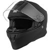 ORIGINE On Road Casco Integrale Casco Moto con Ventilazione ECE (SOLID MATT BLACK,M)
