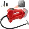 TPDL Compressore auto a batteria per Einhell Power X-Change, batteria da 18 Volt con lampada LED, senza fili, pompa ad aria automatica, 160 PSI, pompa elettrica universale per biciclette/auto/palla