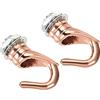YOKIVE 2pz Lega M10 Soffitto Gancio, Placca Sospensione Lampade Gancio | Lampadario a sospensione Luce, Ottimo per Casa (Rosa Oro, 0,98x1,3 pollici)