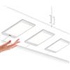 ENUOTEK Lampade LED Sottopensili Armadi Cucina | Interruttore Sensore di Mano, Funzione di Dimmerazione Continua, Luce Naturale 4000K, Lot di 3, 5W