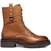 Geox D Iridea B, Stivale alla Caviglia Donna, Cognac, 38 EU