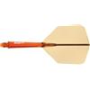 CUESOUL ROST 77 Tastro e Volo del dardo Integrato, Forma di Grande Ala, Set di 3 (Serie di Colori Chiari)