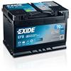 Exide, batteria Start & Stop, 70 Ah, 720 (EN) EL700