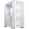 Montech Air 100 ARGB, Mini-Tower, Vetro Temperato - Bianco