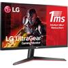 LG 24MP60G-B - Monitor da gioco UltraGear Full HD da 24 pollici, 75 Hz, 5 ms, 1000:1, 250 nit, NTCS 72%, 16:9, HDMI, DisplayPort, tecnologia AMD FreeSync, connettività universale, colore nero