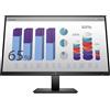 HP P24q G4 Monitor, Schermo da 23,8 QHD IPS, Risoluzione 2560 x 1440, Tempo Risposta 5 ms, Regolazione Inclinazione, Altezza e Pivoting, Antiriflesso, HDMI, VGA, Nero