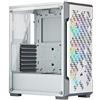 Corsair iCUE 220T RGB Airflow, Smart Case Gaming Mid-Tower ATX con Paratia in Vetro Temprato, Bianco