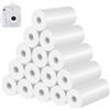 Williyatt Carta Termica per Bambini Macchine Fotografica Istantanee 15 Rotoli 57mmx25mmx7m, Carta Termica Bianca Senza Inchiostro per Piccole Fotocamere e Stampante Termica
