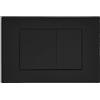 Wunderbad Placca di Scarico Nera Opaca - Compatibile con Geberit Duofix Sigma/Delta/Basic - Doppio Pulsante di Scarico - Wunderbad