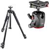 Manfrotto 190X Treppiede 3 Sez. Alluminio e Testa XPRO, Piastra Q6 di Sgancio Rapido con Blocco Superiore, Alta Precisione, Fluidità, Attrezzatura Foto, Treppiede per Mirrorless, Creazione Contenuti