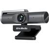 AverMedia PW515 - Webcam autofocus 4K Ultra HD - Soluzione controllata dall'intelligenza artificiale, regolazione dell'immagine e illuminazione, 100° Wide FoV, per videoconferenze e riunioni virtuali,