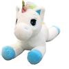 Georgie Porgy Bambini Peluche Unicorno Velluto Peluche Animale Orsacchiotto Peluche Regali di Compleanno per Ragazze (15'' Bianco Unicorno)