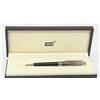 MONTBLANC 101406 PENNA A SFERA ORIGINALE MEISTERSTÜCK SOLITAIRE DOUÈ BIANCO NERO