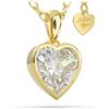 SERASAR Collana d'Argento Cuore Donna Acciaio Chirurgico 316L Argento 18 Carati Gioielli Catena con Ciondolo Scatola Idea Regalo Festa Della Mamma Natale 30 Compleanno Donne