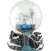 Nemesis Now Snowglobe 14.5cm White Warriors of Winter-Palla di Neve Lisa Parker, 14,5 cm, Colore: Bianco, Resina e Vetro, Taglia Unica