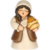 THUN, Venditrice di Spezie in Ceramica di Alta Qualità, Collezione Presepe Classico, Statuine per Presepe di Natale da Collezione, 4,9 x 4,6 x 7,9 cm