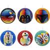 Hallmark Star Wars - Set di 12 palline di latta per decorazioni natalizie