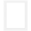 DEHA Design passepartout 40x50 cm per immagini 30x40 cm, bianco lucido