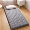 FZKun Materasso da pavimento giapponese, singolo, matrimoniale, arrotolabile, pieghevole, futon, tatami, portatile, per pavimento, letto degli ospiti, divano (E, 120 x 200 cm)