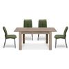 REDÒKASA Tavolo allungabile da pranzo 130x80 fino a 170 cm modello N1 MADE IN ITALY design moderno ideale per cucina, soggiorno e sala da pranzo (Noce)
