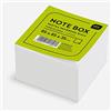 Interdruk Cubo Foglietti - 85 x 85 x 35 mm, ~350 Fogli Sciolti - Bianco