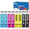 OINKWERE Confezione da 8 cartucce 503XL Compatibili per Epson 503XL Multipack 503 XL per Epson Expression Home XP-5200 XP-5205 XP5200 XP5205 Workforce WF-2960DWF WF-2965DWF WF-2960 WF-2965 WF2960
