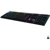 Logitech G915 LIGHTSPEED Tastiera Gaming Meccanica Wireless, Profilo Ribassato, GL-Tactile Switches, LIGHTSYNC RGB, Design Sottile, +30 ore di Durata della Batteria, QWERTY US Layout, Nero